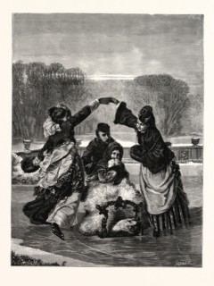 WINTER PASTIMES, Skating.