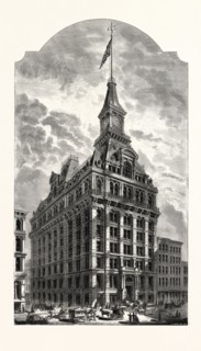 THE WESTERN UNION TELEGRAPH BUILDING, NEW YORK, was built by George B. Post, and was completed in