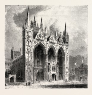 PETERBOROUGH CATHEDRAL, in the United Kingdom â€ì is the seat of the Bishop of Peterborough,