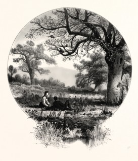SPRING. The trees are bursting into bud and bloom; The hills lie blue beneath a sapphire sky; The