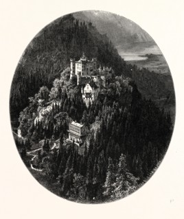 THE CASTLE OF HOHENSCHWANGAU, GERMANY. Hohenschwangau Castle or Schloss Hohenschwangau (lit: High