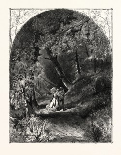 LOVER'S WALK, SAWKILL GLEN, PA. H. BISBING
