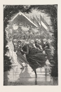 GRETEL WINS THE SILVER SKATES, Engraving 1876
