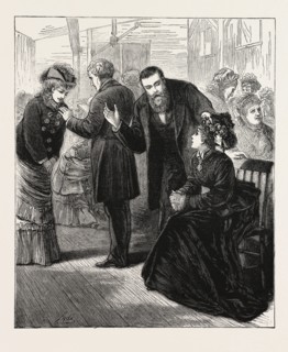MESSRS. MOODY AND SANKEY AT THE HIPPODROME, NEW YORK : MR. MOODY PERSONALLY EXHORTING " PENITENTS"