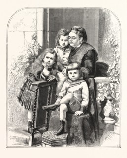 PRINCESS MARY, PRINCE FRANCIS,  PRINCE ADOLPHUS, THE DUCHESS OF TECK, PRINCESS MARY OF CAMBRIDGE
