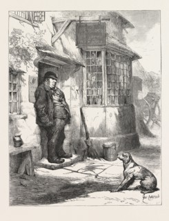 THE VILLAGE COMEDY, The landlord was a man of Daniel Lambert build. There was a kind of surliness