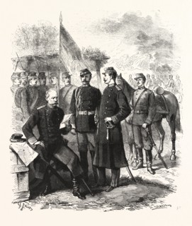 THE WAR IN SERVIA, GENERAL ZACH, CHIEF OF THE STAFF: COSTUMES OF THE SERVIAN ARMY, SERBIA,