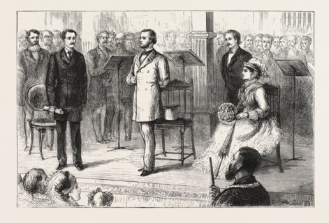 WREXHAM ART TREASURES EXHIBITION: HIS GRACE THE DUKE OF WESTMINSTER DECLARING THE BUILDING OPEN,