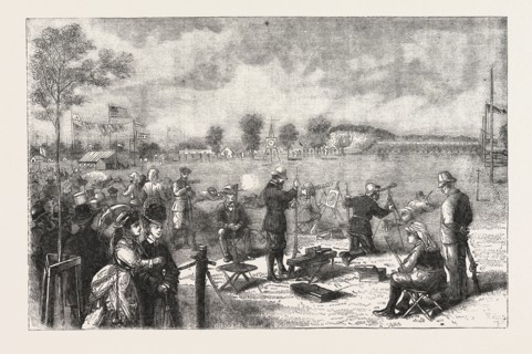 THE INTERNATIONAL RIFLE MATCH AT CREEDMOOR, BETWEEN AMERICAN, IRISH, SCOTCH, AUSTRALIAN, AND