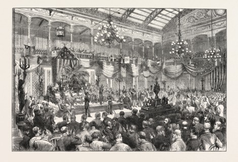 THE PHILADELPHIA CENTENNIAL EXHIBITION, THE PRESENTATION OF THE REPORT OF THE JUDGES OF AWARDS IN