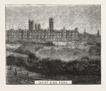 SKETCHES DURING THE PRINCE AND PRINCESS OF WALES'S RECENT VISIT TO GLASGOW, WEST END PARK,