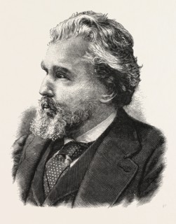 George Moore, philanthropist, 1806â€ì1876, English merchant and philanthropist, ENGRAVING 1876, UK,