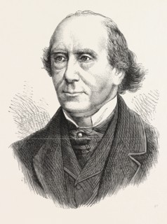 CHIEF JUSTICE WHITESIDE, ENGRAVING 1876, UK, britain, british, europe, united kingdom, great