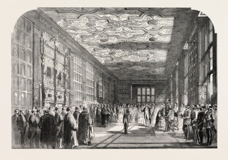 QUEEN VICTORIA'S VISIT BIRMINGHAM, UK: READING OF THE ADDRESS OF INTERIM MANAGERS TO HER MAJESTY IN