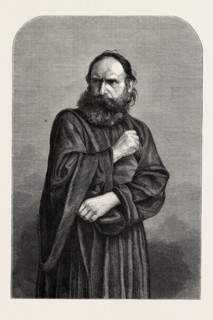 THE OBERAMMERGAU PASSION PLAY: GEORGE LECHNER (JUDAS), BAVARIA, BAYERN, GERMANY, 1870