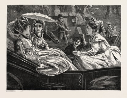 ON THE ROAD TO GOODWOOD, UK, 1870