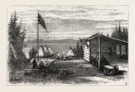 THE RED RIVER EXPEDITION: HEADQUARTERS, THUNDER BAY, 1870, CANADA
