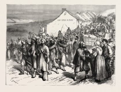 FRANCO-PRUSSIAN WAR: FRENCH PRISONERS OF WAR FROM SEDAN, 1870