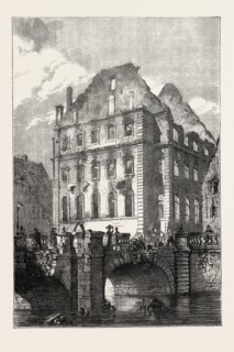 FRANCO-PRUSSIAN WAR: STRASBOURG AFTER THE BOMBARDMENT: THE RUINS OF THE THEATRE, FRANCE, 1870