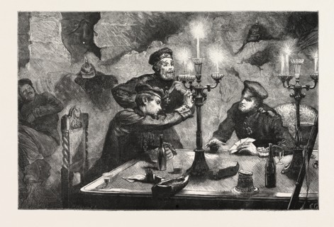 A QUIET GAME AT CARDS, 1870