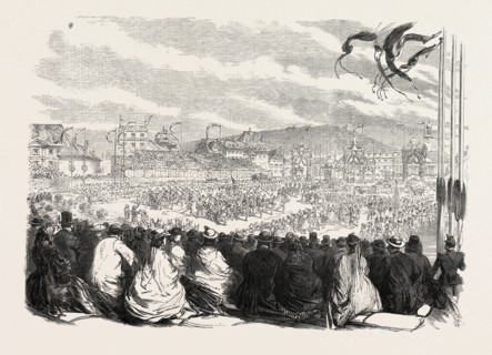 VINEDRESSERS' FETE AT VEVEY, SWITZERLAND, 1865