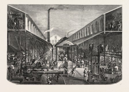 FRENCH WORKSHOPS; MESSRS. F. ABBEY AND COMPANY'S TOOL AND MACHINE MANUFACTORY, PARIS, FRANCE, 1865