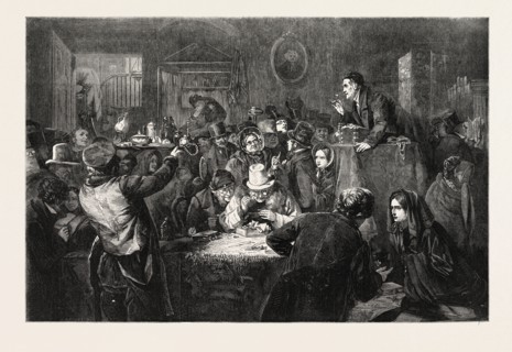 "THE LAST DAY OF THE SALE", FROM A PAINTING BY G.B. O'NEILL, IN THE EXHIBITION OF THE ROYAL
