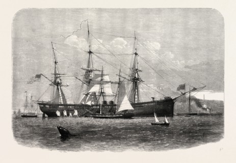 THE UNITED STATES STEAM CORVETTE "NIAGARA", 1857
