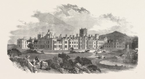 THE NEW ASYLUM FOR IDIOTS, AT EARLSWOOD COMMON, REDHILL, SURREY, UK, 1854