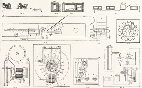 RAILWAY APPARATUS AT THE PARIS ELECTRICAL EXHIBITION: Fig. 1. Lartigue's Switch Controller. Fig. 2.