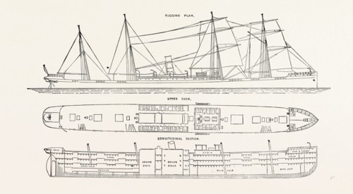 THE STEEL STEAMER MERTON HALL, 1882