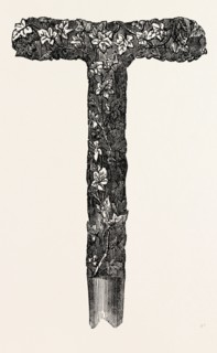 ORNAMENTAL SPADE USED IN COMMENCING THE CENTRAL DORSET RAILWAY, UK, 1856