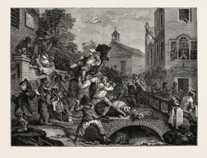 A PARLIAMENTARY ELECTION THE EIGHTEENTH CENTURY: CHAIRING A MEMBER, UK
