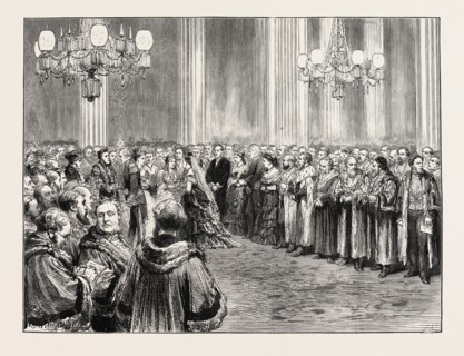 THE LORD MAYOR'S BANQUET AT THE MANSION HOUSE TO THE MAYORS OF PROVINCIAL BOROUGHS, LONDON, UK,