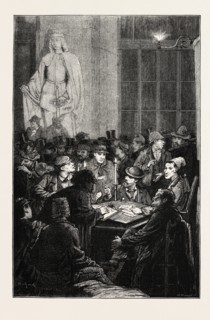 THE CARLIST REVOLT IN SPAIN: ENROLLING VOLUNTEERS FOR THE FEDERAL BATTALION UNDER THE PORTICO OF