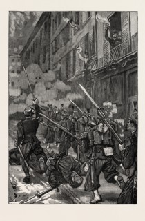 THE FRANCO-PRUSSIAN WAR: IN PARIS DURING THE FIGHTING: "VIVE LA LIGNE", FRANCE, 1871