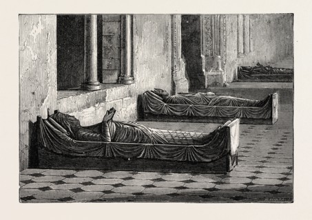 THE ROYAL TOMBS, FONTEVRAULT, FRANCE, 1871