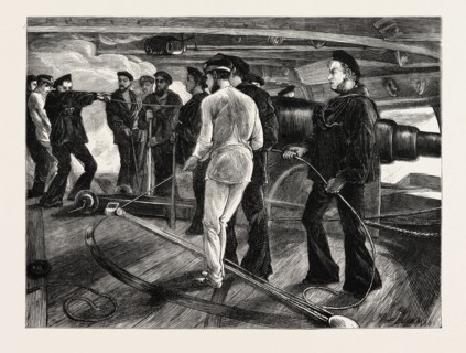 BREECH-LOADERS VERSUS MUZZLE-LOADERS: GUN DRILL IN THE NAVY, 1871