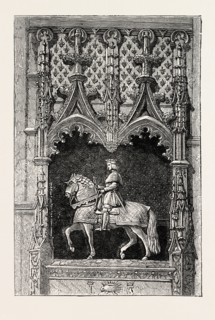 STATUE AT THE CHATEAU OF BLOIS, FRANCE, 1871