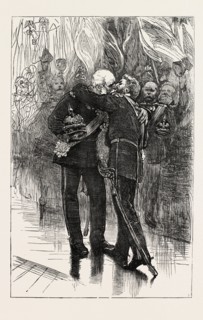 THE FRANCO-PRUSSIAN WAR: THE SALLE DES GLACES, VERSAILLES, JANUARY 18-19, FRANCE, 1871: MORITURI TE