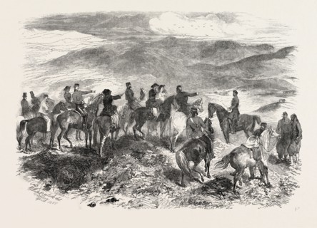 THE CRIMEAN WAR: THE HEROES OF BALACLAVA FIGHTING THEIR BATTLES OVER AGAIN, 1855