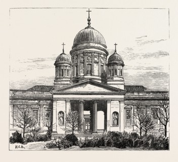 THE CATHEDRAL, BERLIN, WHERE THE BODY OF THE LATE EMPEROR LAY IN STATE, THE DEATH OF THE LATE