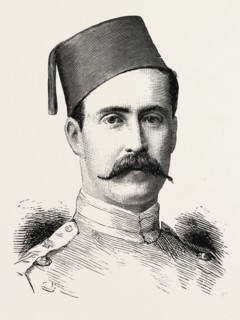 COLONEL V. H. TAPP 3rd Battalion, Egyptian Army, EGYPT, 1888 engraving
