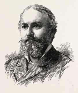 HON. S. DANA HORTON, AMERICAN, 1888 engraving