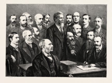 MEETING OF THE BIMETALLIC LEAGUE AT MANCHESTER, UK, britain, united kingdom, u.k., great britain,