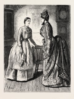 DRAWN BY GEORGE DU MAURIER, THE LADY.  George Louis Palmella Busson du Maurier, French born,