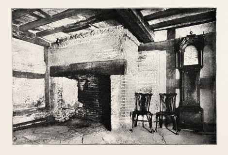 KITCHEN OF THE HOUSE IN WHICH SHAKESPEARE WAS BORN, STRATFORD-ON-AVON, UK, britain, united kingdom,