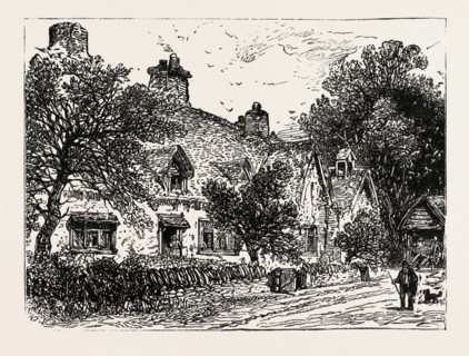 COTTAGE AT WILMCOTE, THE RESIDENCE OF ROBERT ARDEN, FATHER OF MARY ARDEN, SHAKESPEARE'S MOTHER, UK,