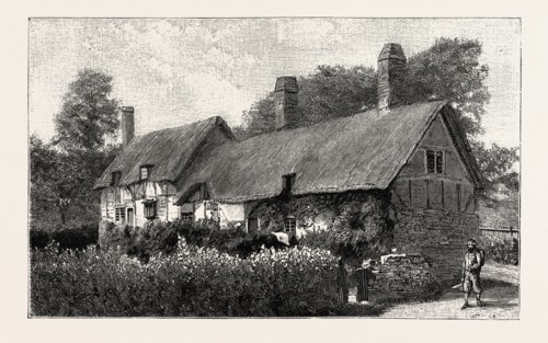 ANNE HATHAWAY'S COTTAGE AT SHOTTERY, NEAR STRATFORD-ON-AVON, UK, britain, united kingdom, u.k.,