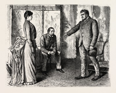 DRAWN BY GEORGE DU MAURIER, INTERIOR.  George Louis Palmella Busson du Maurier, French born,